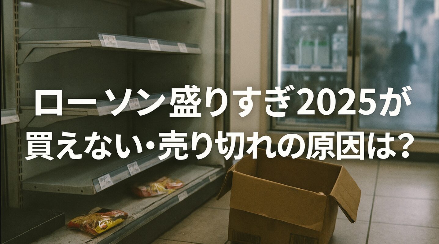 ローソン盛りすぎ2025が買えない・売り切れの原因は？入荷時間もチェック！