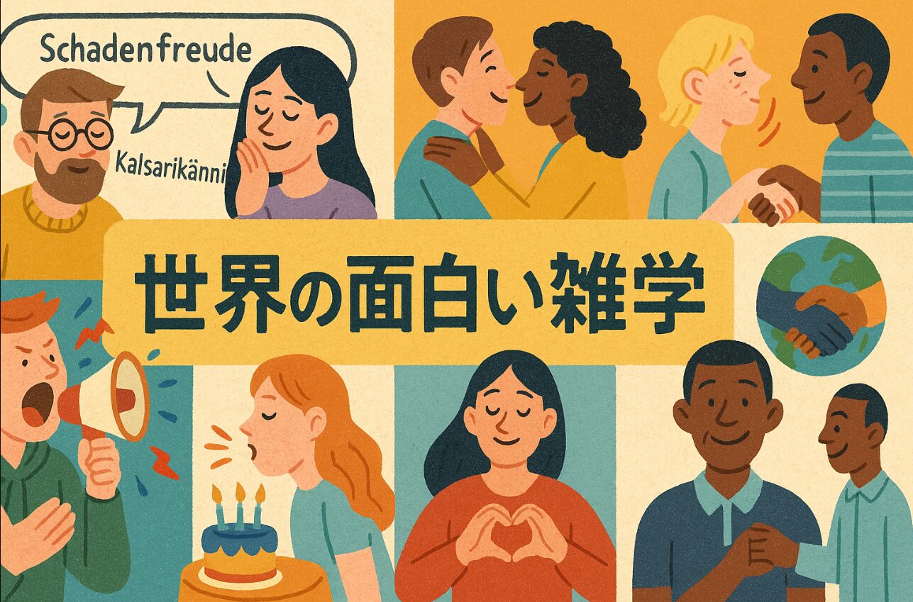 世界の面白い雑学:言語から社会現象まで | ありがとう一期一会